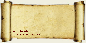 Zorana Budalić vizit kartica